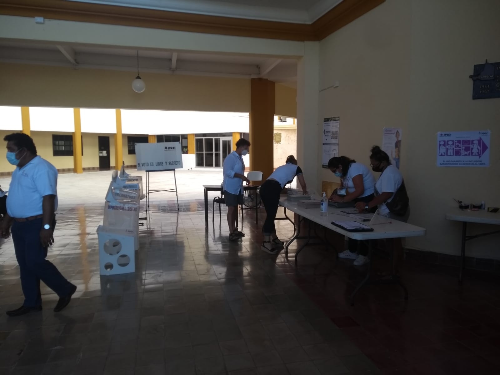 Falta por abrir el 15% de las casillas en Campeche: INE