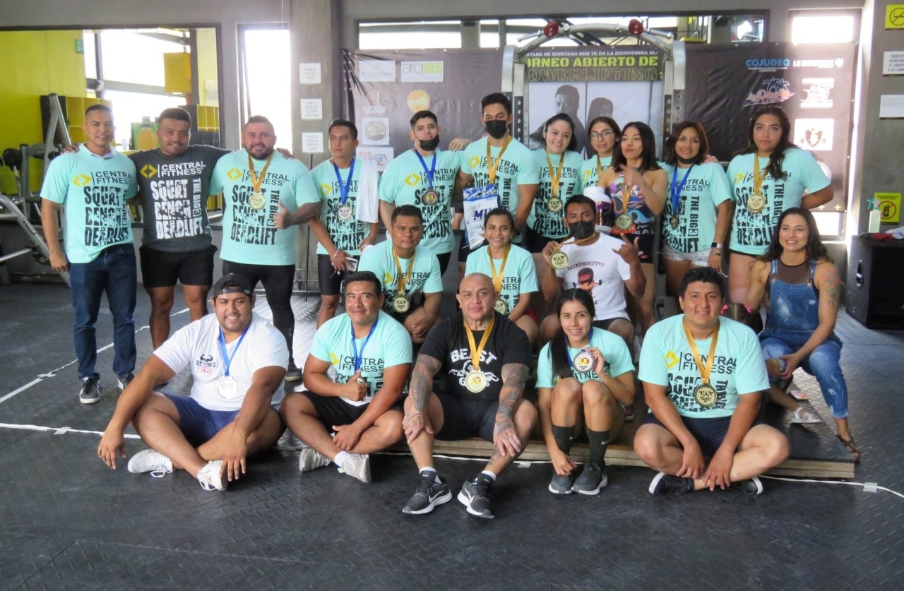 Concluye con éxito el primer torneo abierto de 'Powerlifting' en Chetumal