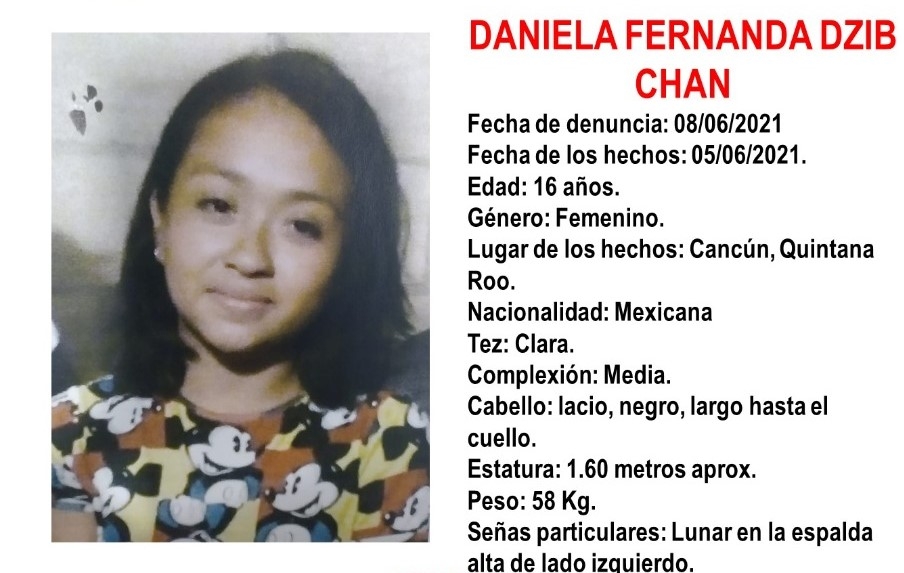 Activan Alerta Amber por desaparición de menor en Cancún, Quintana Roo