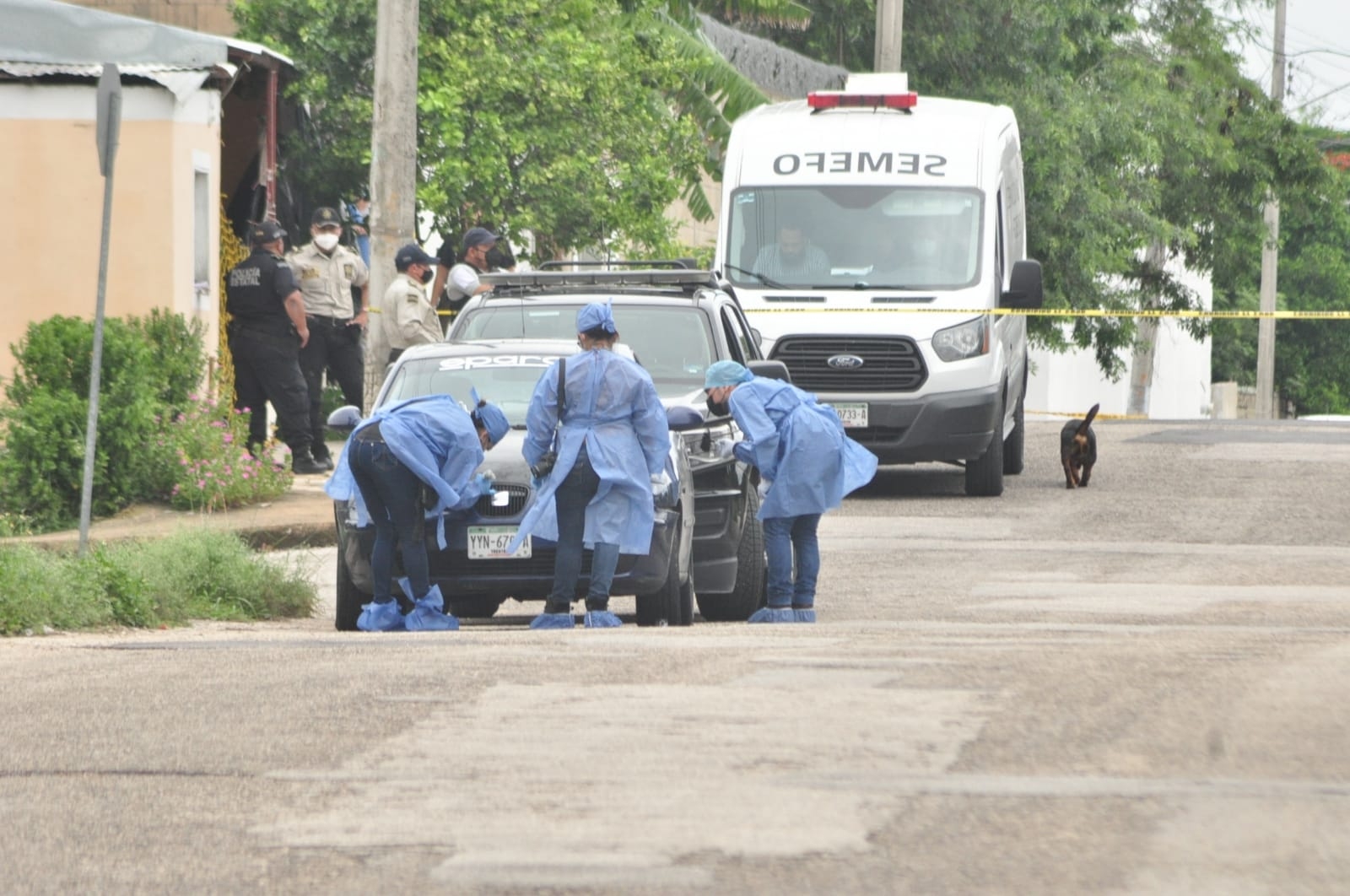 Hallan a un hombre muerto al interior de un automóvil en Mérida