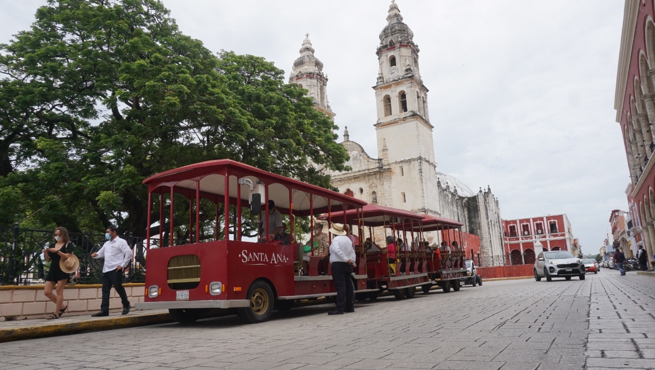 Tranvía en Campeche seguirá funcionando a pesar de restricciones del sanitarias