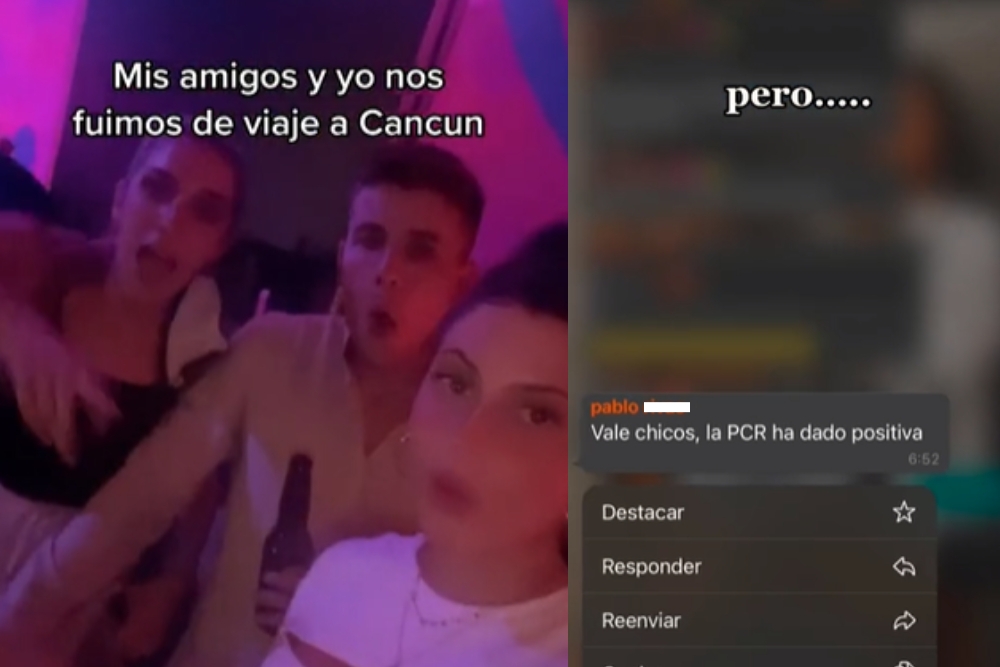 Turista española 'presume' tener COVID-19 tras viajar a Cancún: VIDEO