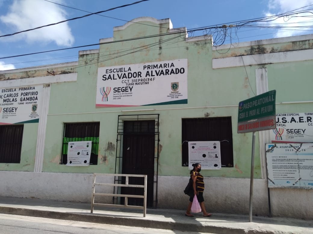 Habitantes de Umán, Yucatán, en contra del regreso a clases presenciales