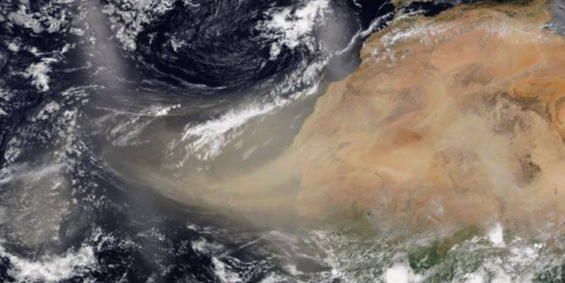 Nube de polvo del Sahara pasará sobre la Península de Yucatán esta semana