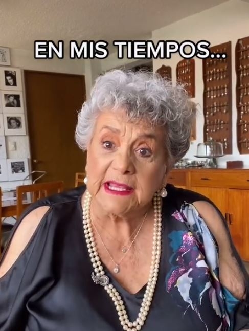 Queta Lavat triunfa en TikTok a sus 92 años con recetas de cocina: VIDEOS