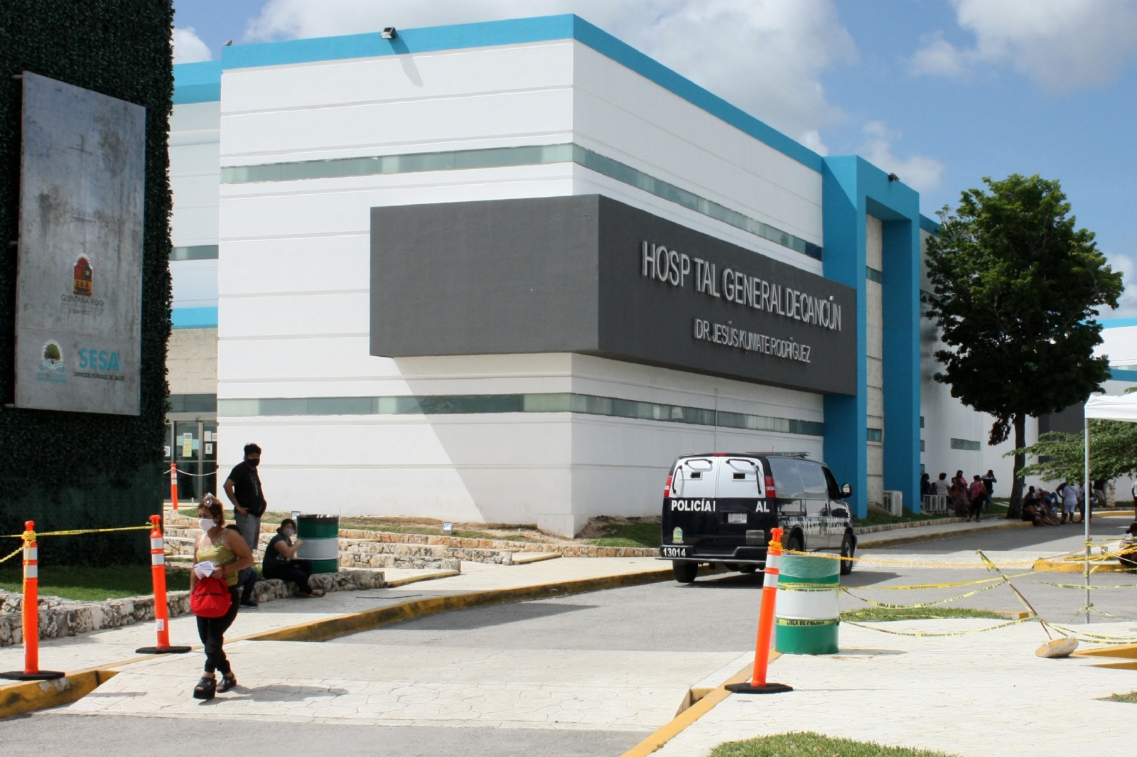 El área COVID del Hospital General de Cancún se divide en dos partes, una de ellas es para pacientes que requieren ser intubados