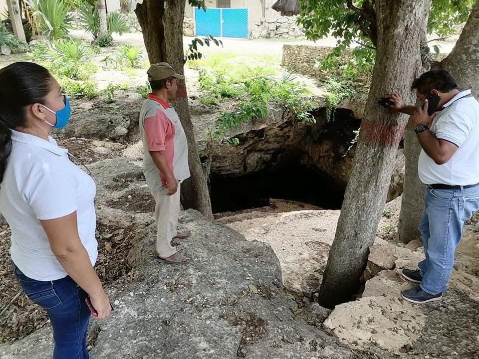 Rehabilitan caverna como espacio cultural en Kantunil, Yucatán