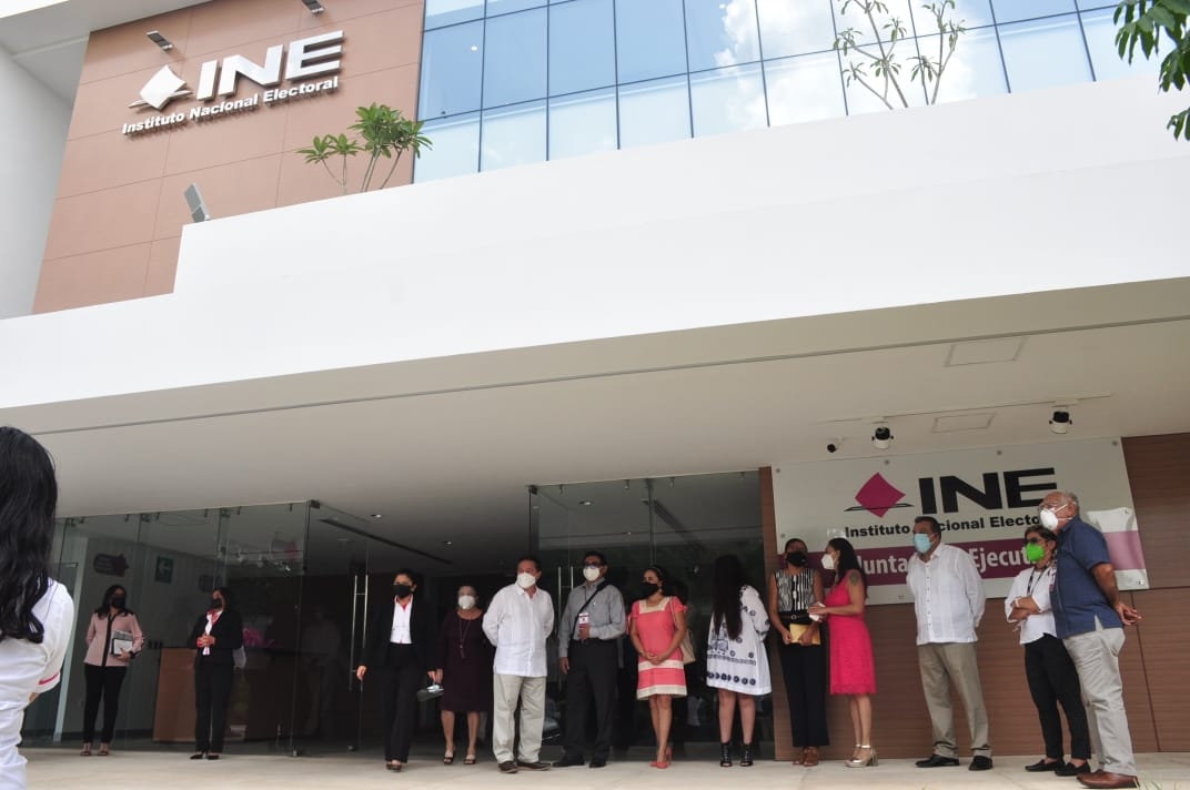 Lorenzo Córdova inaugura instalaciones del INE en Yucatán