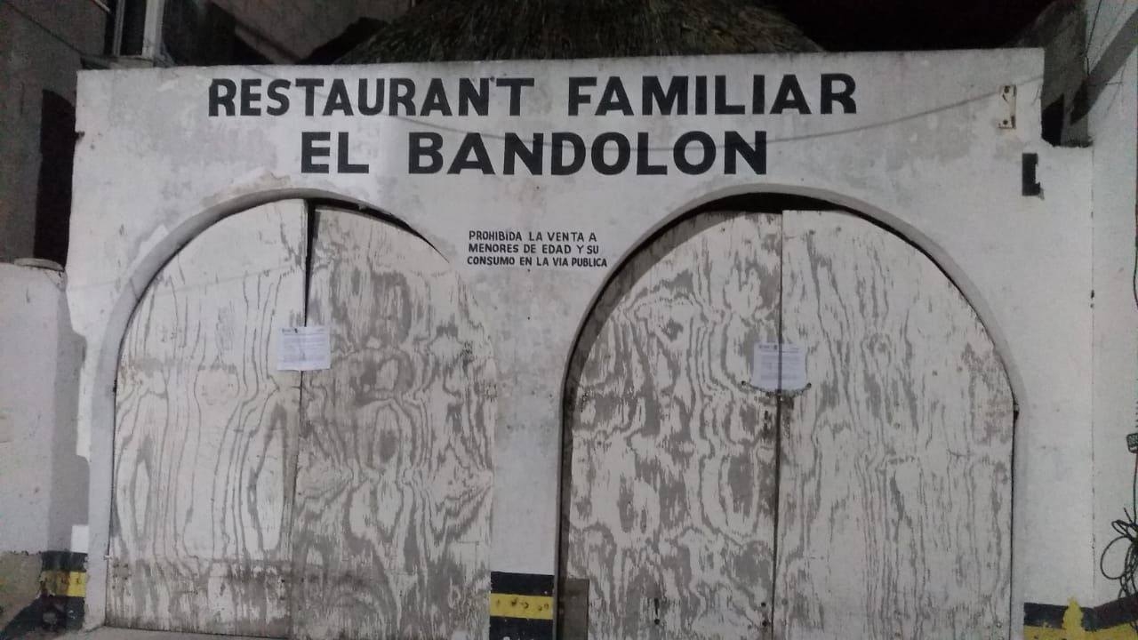 En el restaurante bar denominado “Bandolón” no contaba con folio de reactivación ni aviso de funcionamiento
