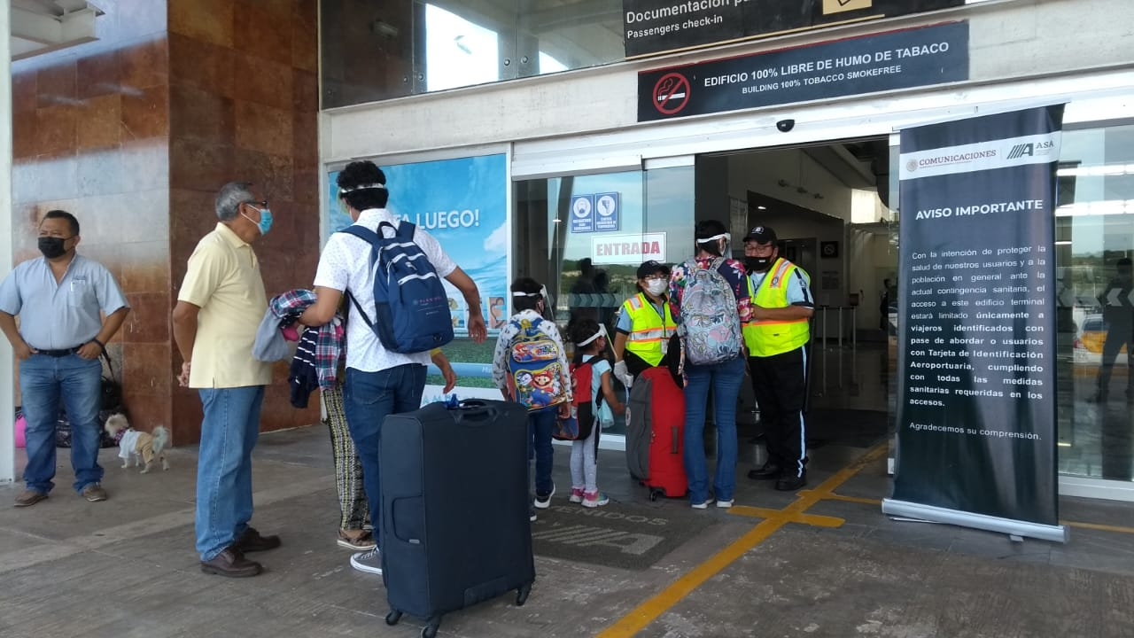 Aeropuerto de Campeche, sin contagios por COVID-19 entre el personal