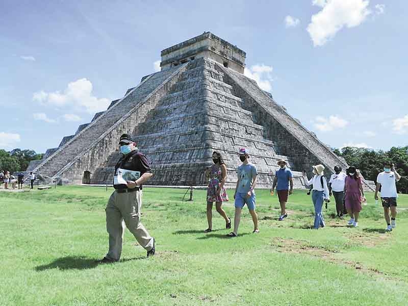 En septiembre Chichén Itzá registraba más de mil visitantes al día