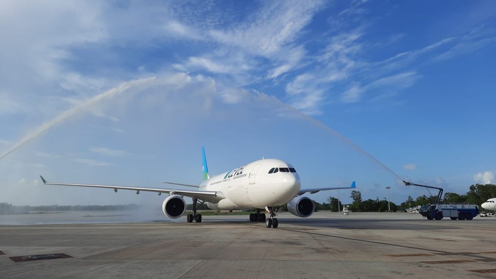Aeropuerto de Cancún recibe vuelo inaugural de LEVEL procedente de Barcelona