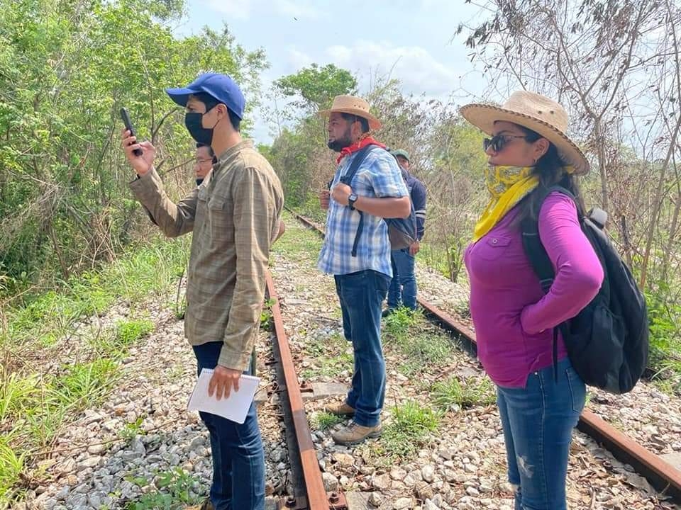 Ejidatarios amenazan con bloquear paso del Tren Maya en Candelaria, Campeche