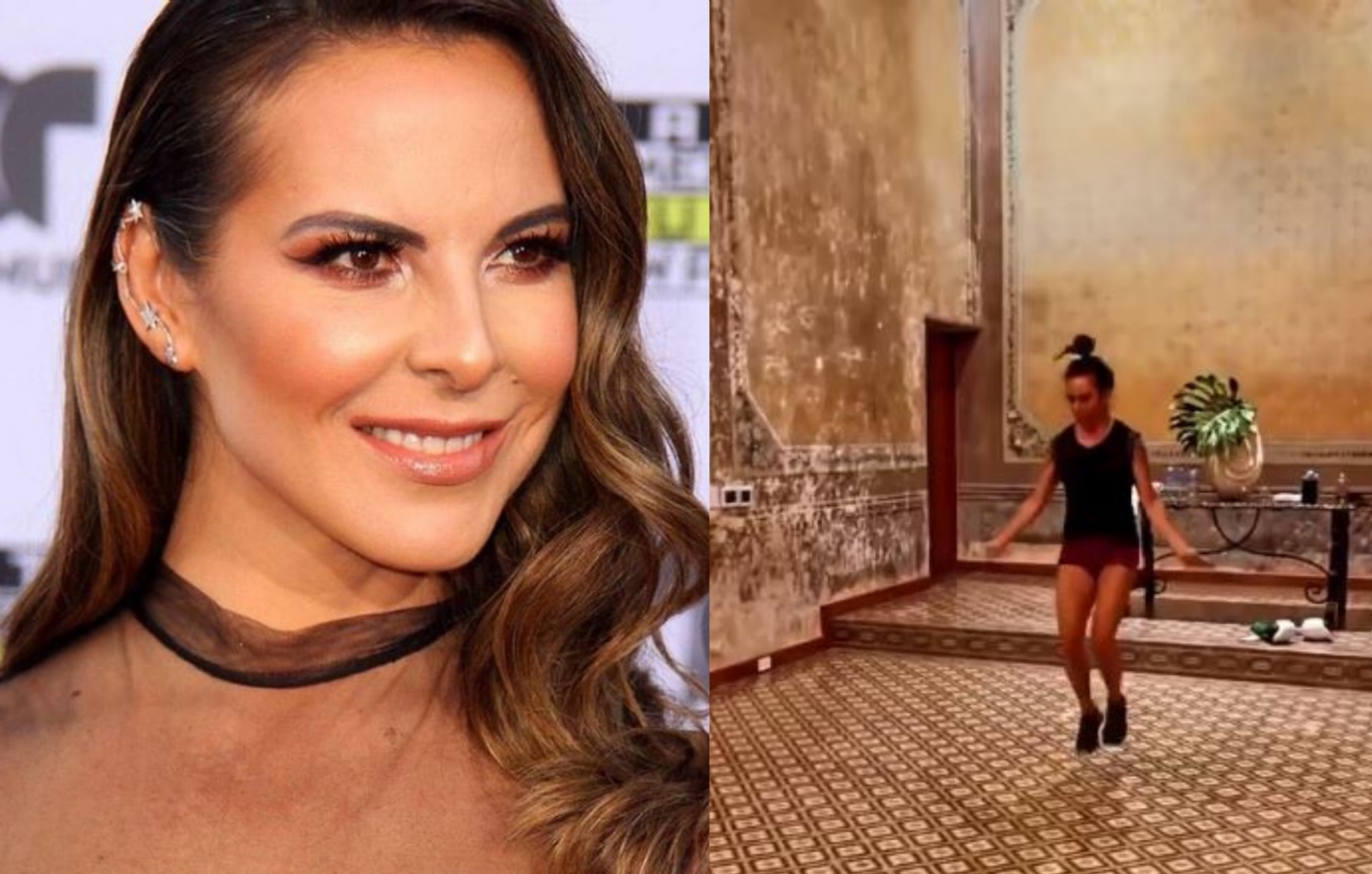 Kate del Castillo se inspira en hacienda de Yucatán para dura rutina de ejercicio