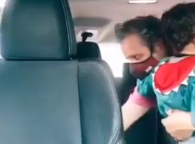 Ladrón de autos en CDMX se niega a dejar bajar del vehículo a un niño :VIDEO