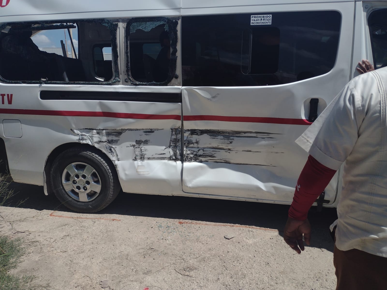 Pipa choca contra una combi en Mérida; deja siete heridos