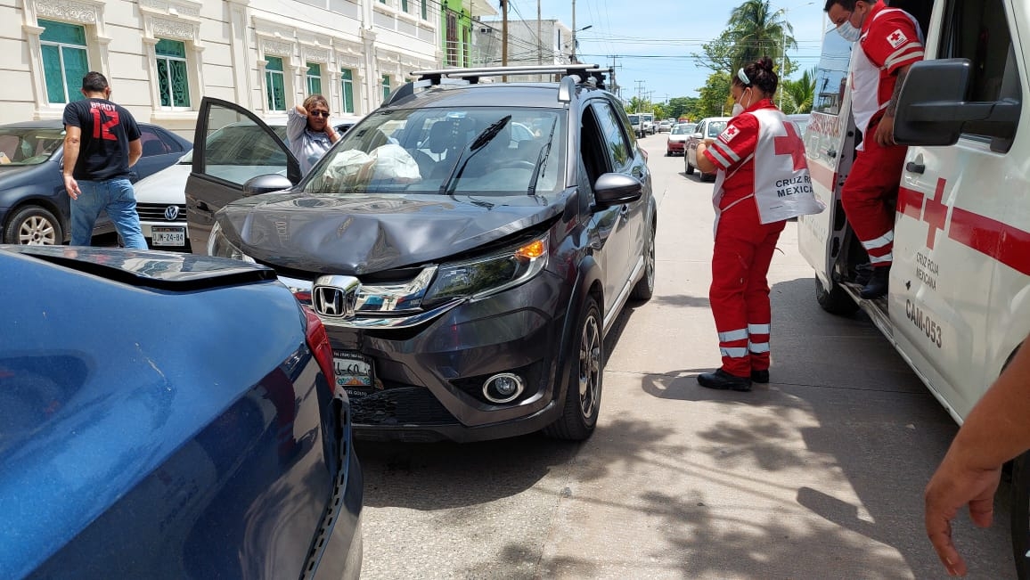 Carambola deja lesionadas a dos mujeres en Ciudad del Carmen