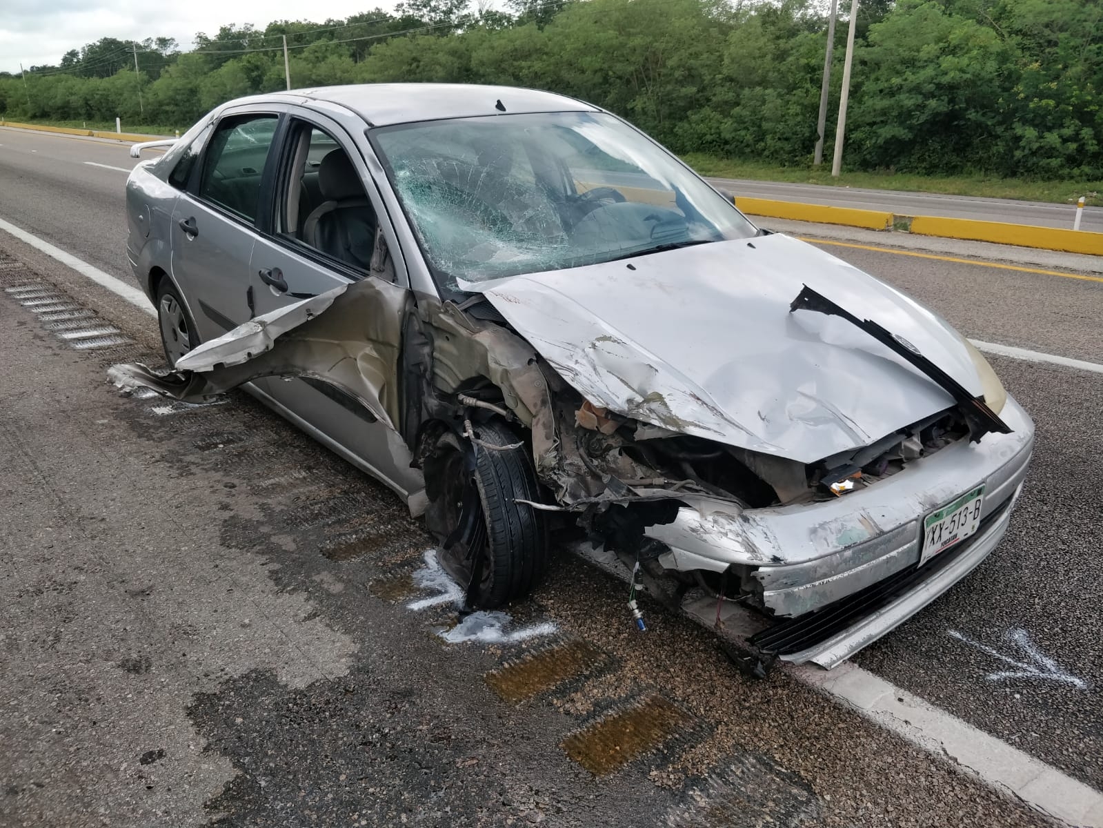 Abuelito pierde la vida en un trágico accidente en carretera Campeche - Mérida