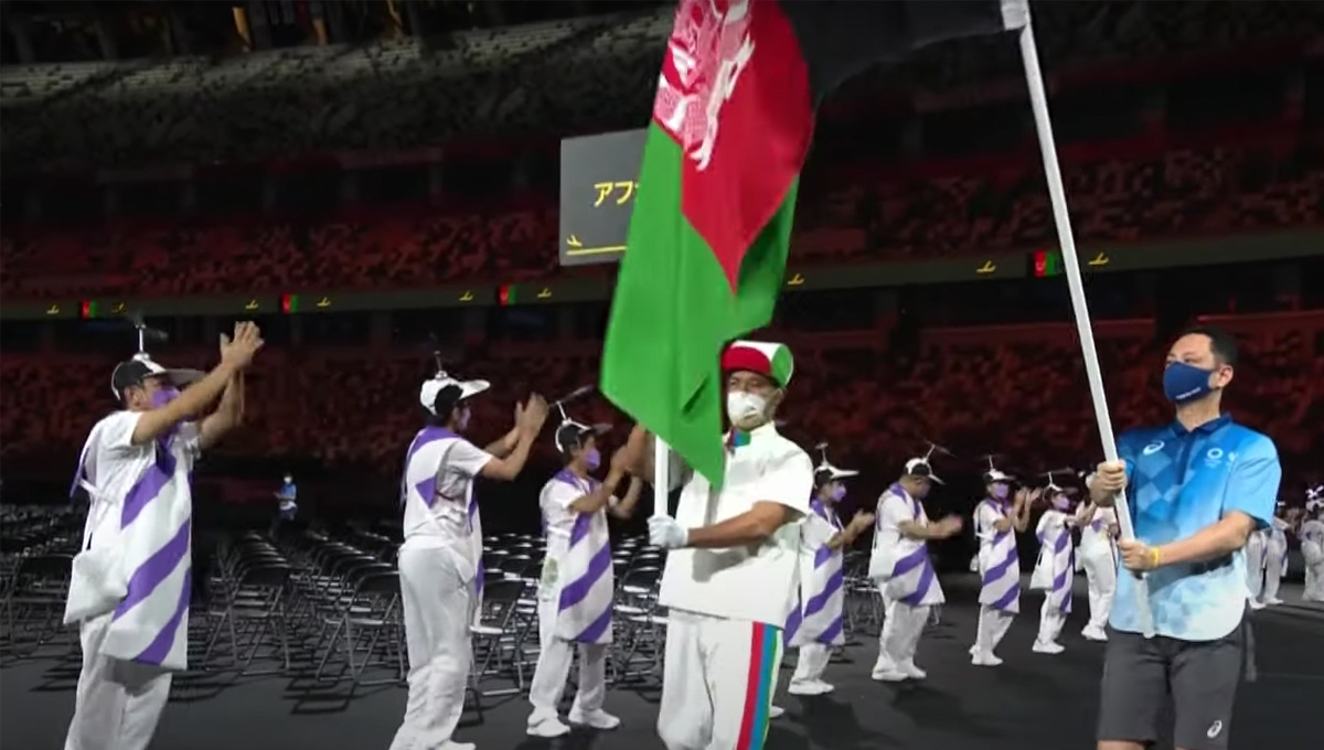 Así rindieron homenaje a deportistas de Afganistán en los Juegos Paralímpicos de Tokio 2020