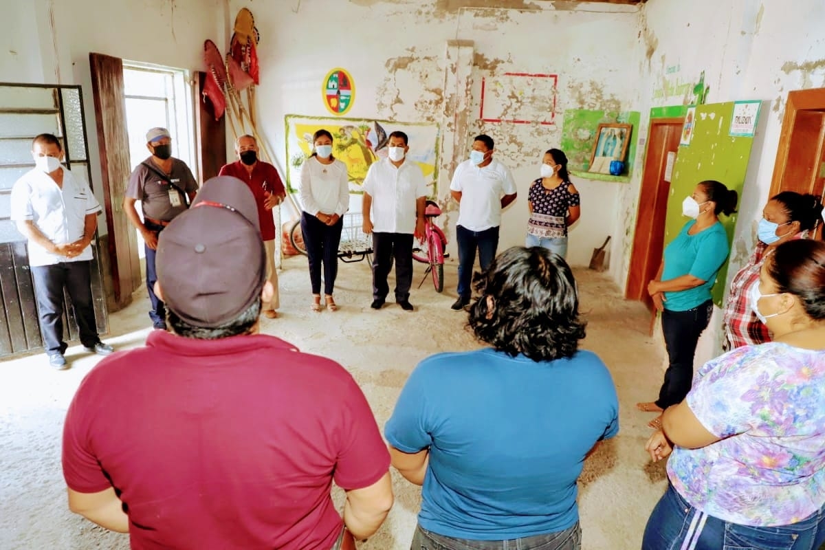 Autoridades realizan rondines en dependencias de Palizada para evitar un brote de COVID-19