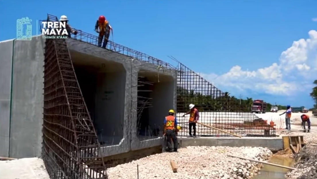 Fonatur construye más de mil Obras de Drenaje Transversal por Tren Maya
