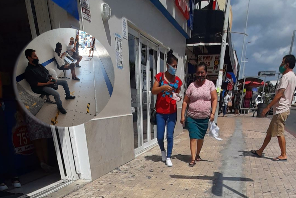 Ciudadanos consultan en clínicas particulares por temor al COVID-19 en Playa del Carmen