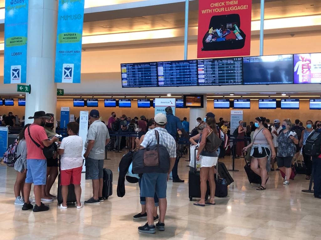 Aeropuerto de Cancún registra 478 vuelos para esta jornada