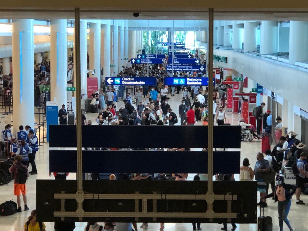 El aeropuerto de Cancún programó 144 salidas a destinos internacionales