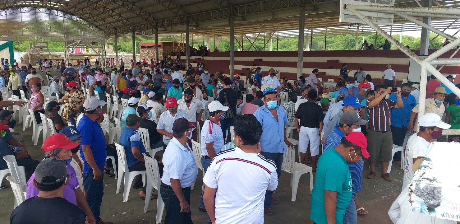 Ejidatarios de Tenabo exigen a Fonatur transparentar indemnización por Tren Maya