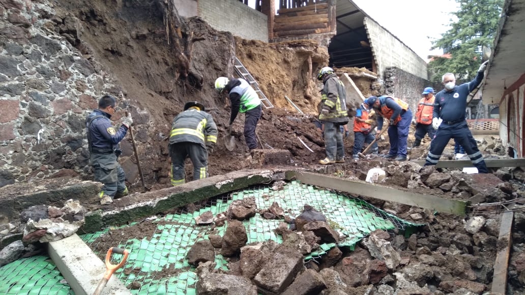 Albergue de perritos es sepultado por deslizamiento de tierra en CDMX