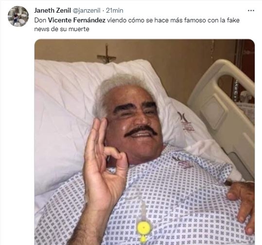 Rumor de la muerte de Vicente Fernández desata los mejores memes en redes sociales