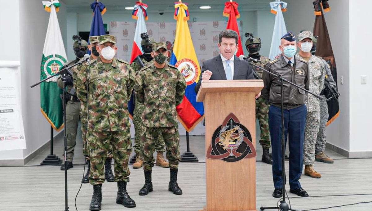Autoridades colombianas informaron que siete presuntos integrantes del Clan del Golfo, principal brazo armado del narcotráfico en Colombia, murieron en un enfrentamiento con militares en el departamento de Antioquia