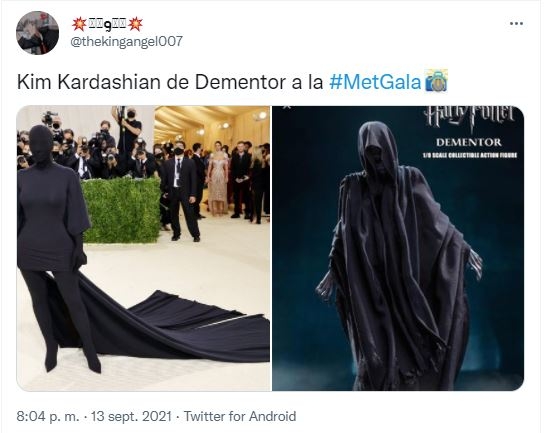 Los memes de Kim Kardashian se 'roban' el show del Met Gala