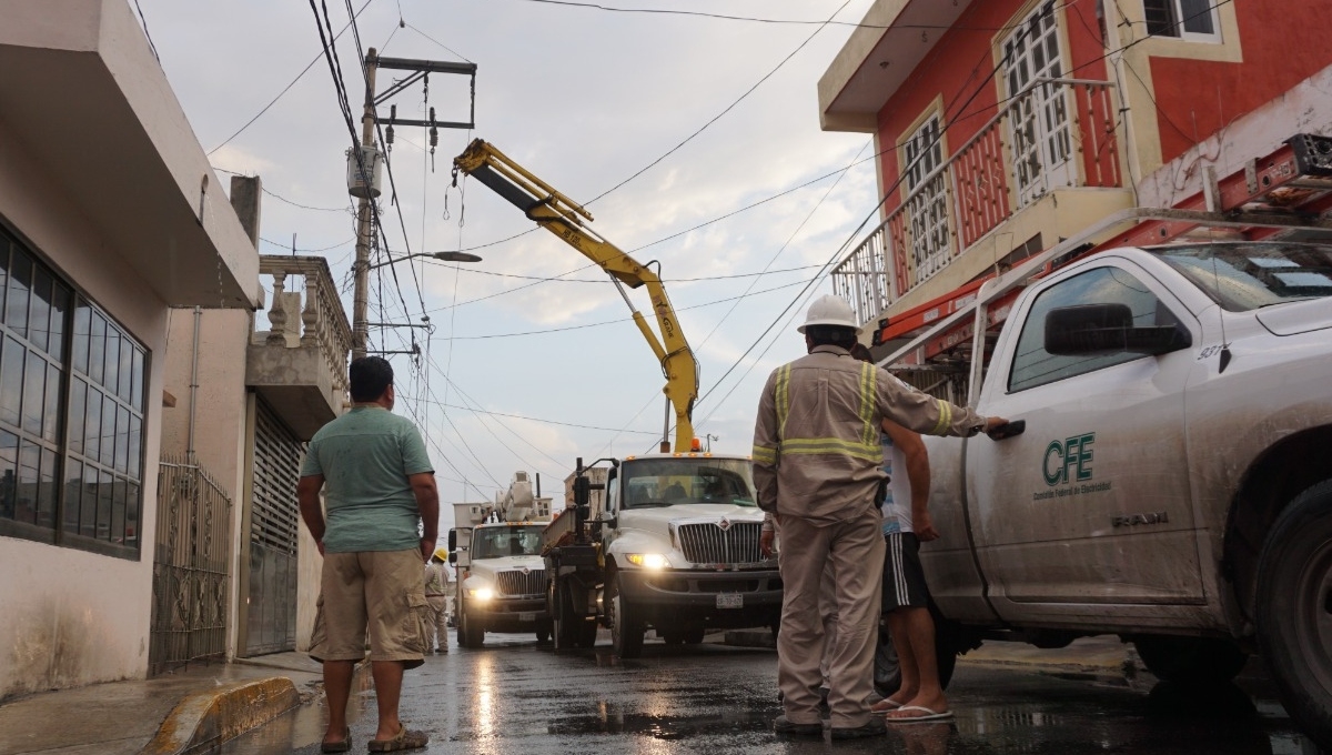 CFE anuncia cortes de luz en Campeche para este lunes 30 de enero