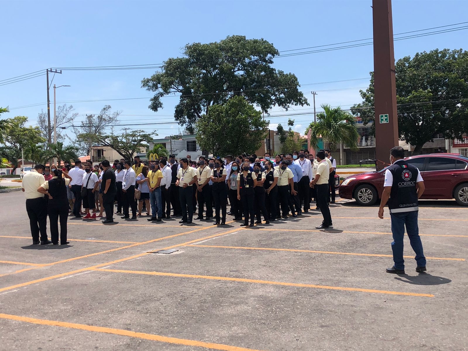 Tiendas departamentales participan en el segundo Simulacro Nacional 2021 en Quintana Roo