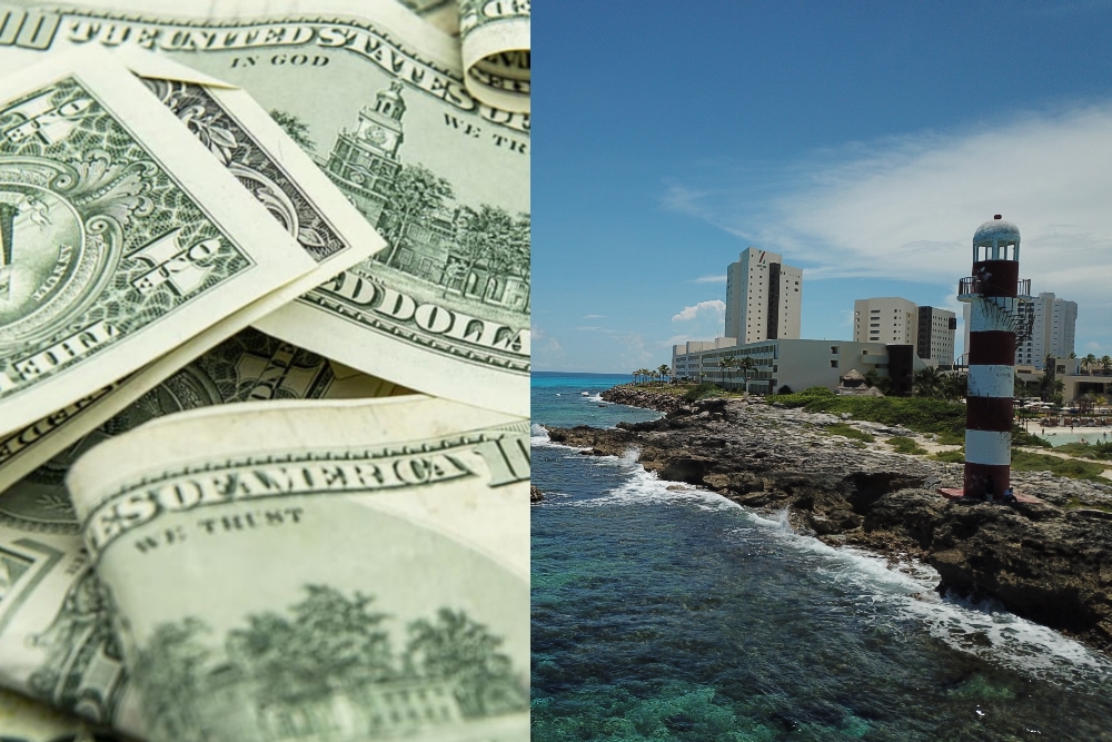 El dólar se cotizó por debajo de los 20 pesos mexicanos, según la casa de cambio dentro del aeropuerto de Cancún, en Quintana Roo