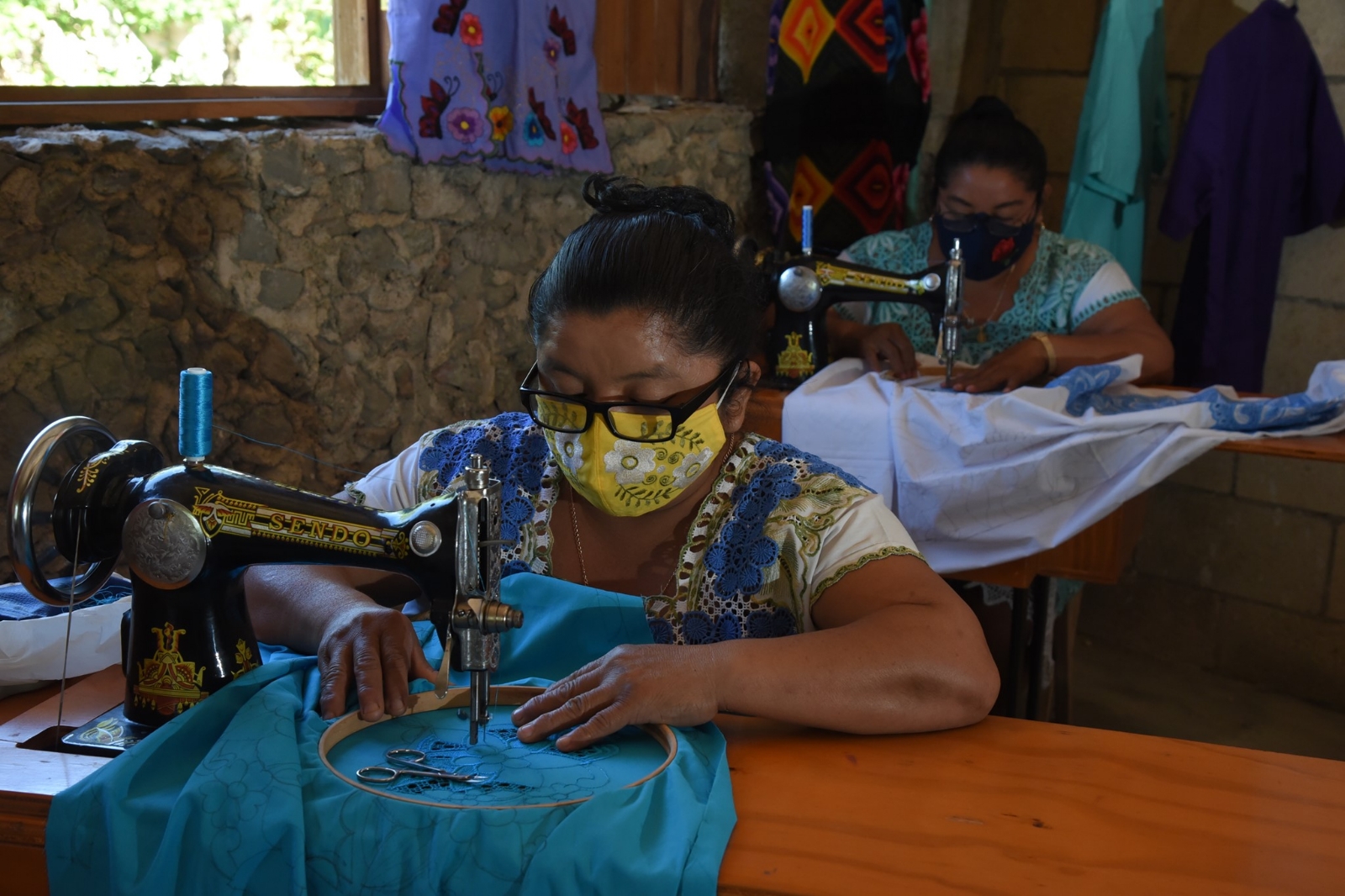 El colectivo Loo'l pich es una agrupación de al menos 20 artesanas de la localidad de X-Pichil