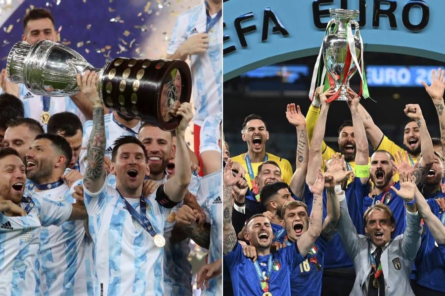Argentina enfrentará a Italia en un duelo de campeones de Conmebol y la UEFA