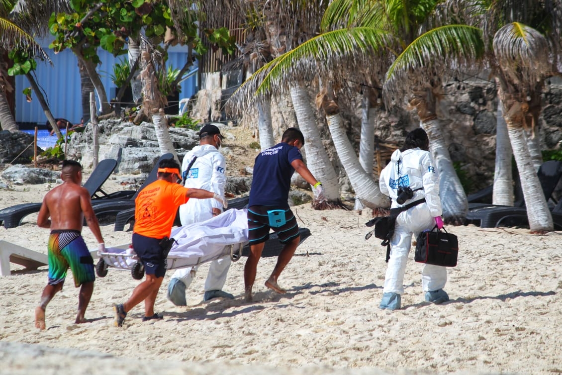 Al lugar llegó personal de la Policía Quintana Roo quienes acordonaron el lugar