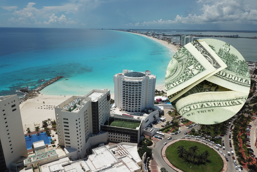 El dólar se cotizó por debajo de los 20 pesos mexicanos, según la casa de cambio dentro del Aeropuerto Internacional de Cancún