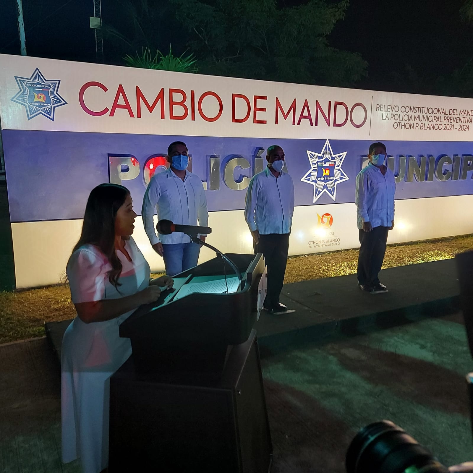 Alcaldesa de Chetumal nombra a René Rivera como encargado de la Policía Municipal