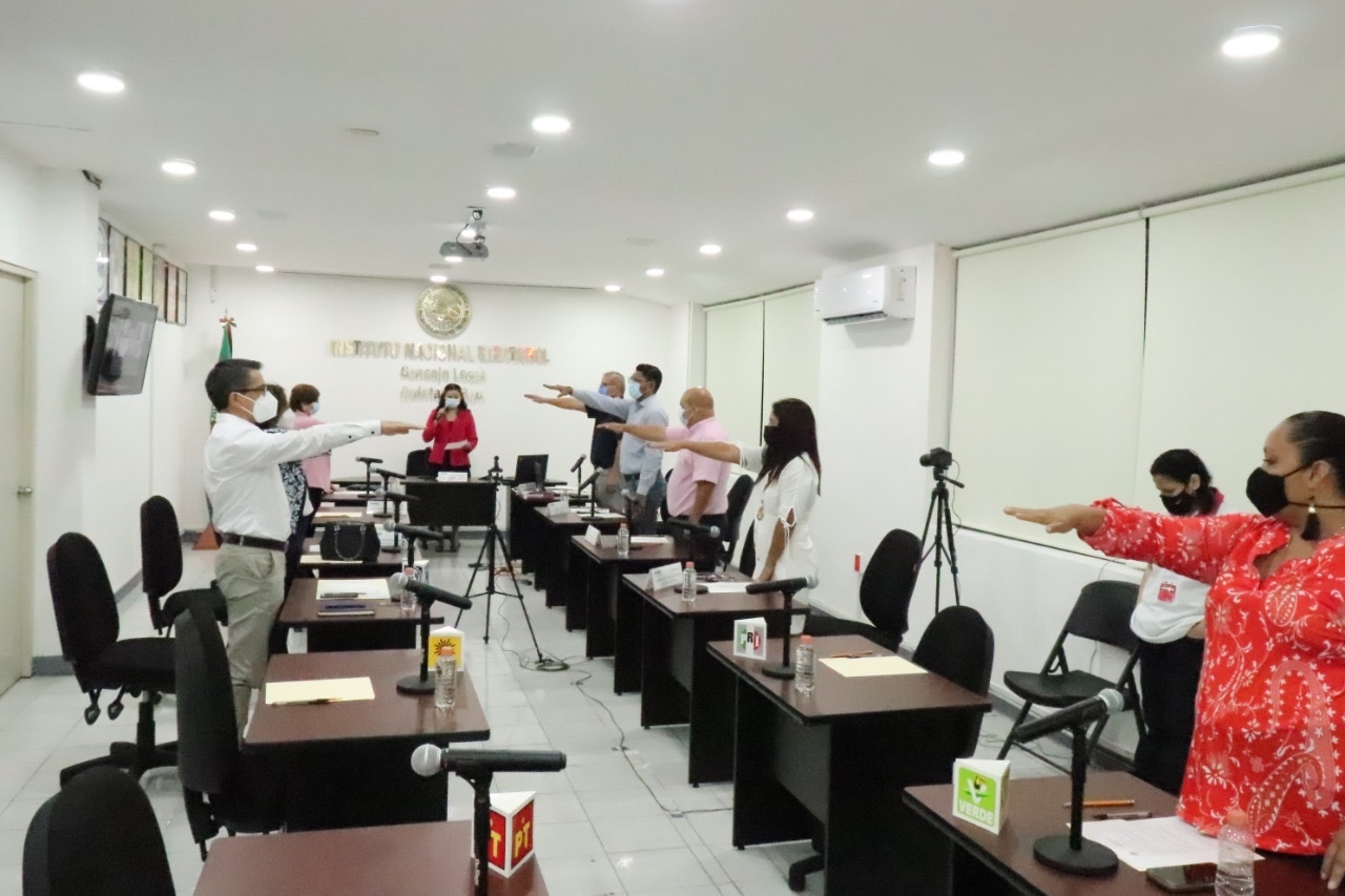 INE conforma Consejo Local para el Proceso Electoral 2021-2022 en Quintana Roo