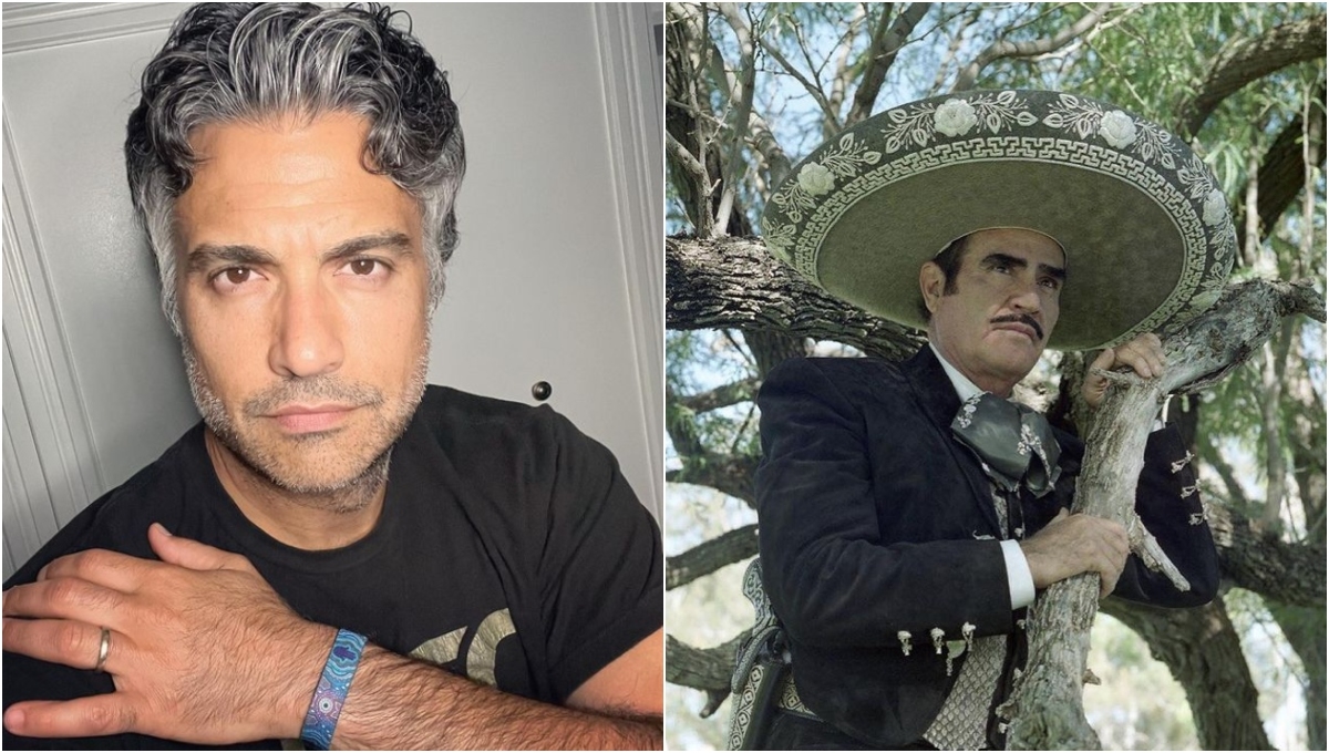Así luce Jaime Camil caracterizado como Vicente Fernández para la nueva serie de Netflix