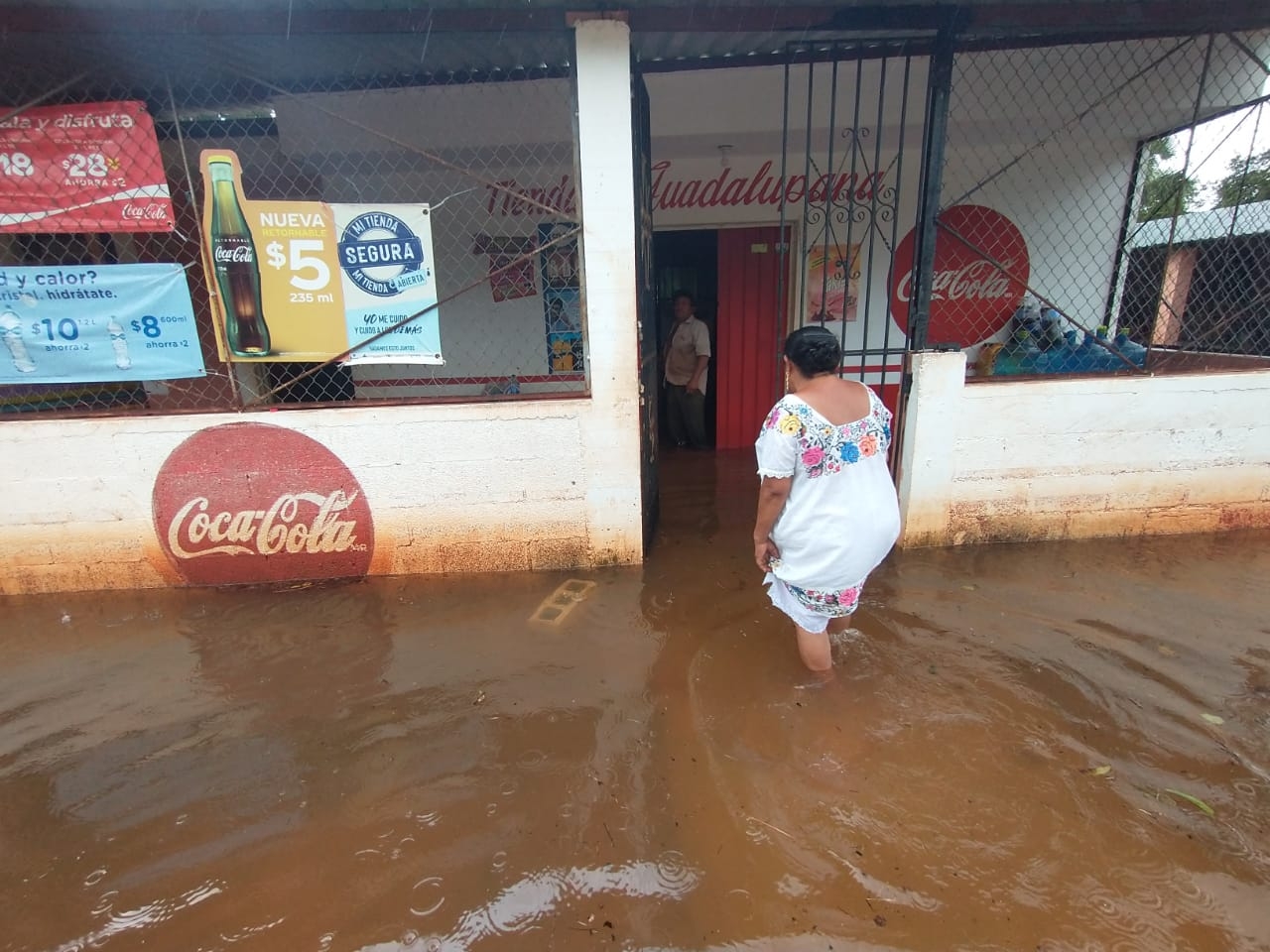 Comisarías de Tekax sufren inundaciones tras fuertes lluvias en Yucatán
