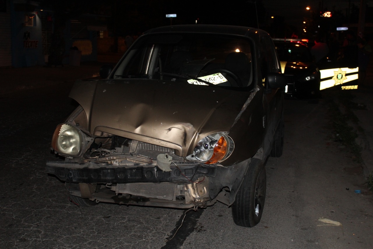 Luego de chocar, una conductora sufre crisis nerviosa en el Sur de Mérida