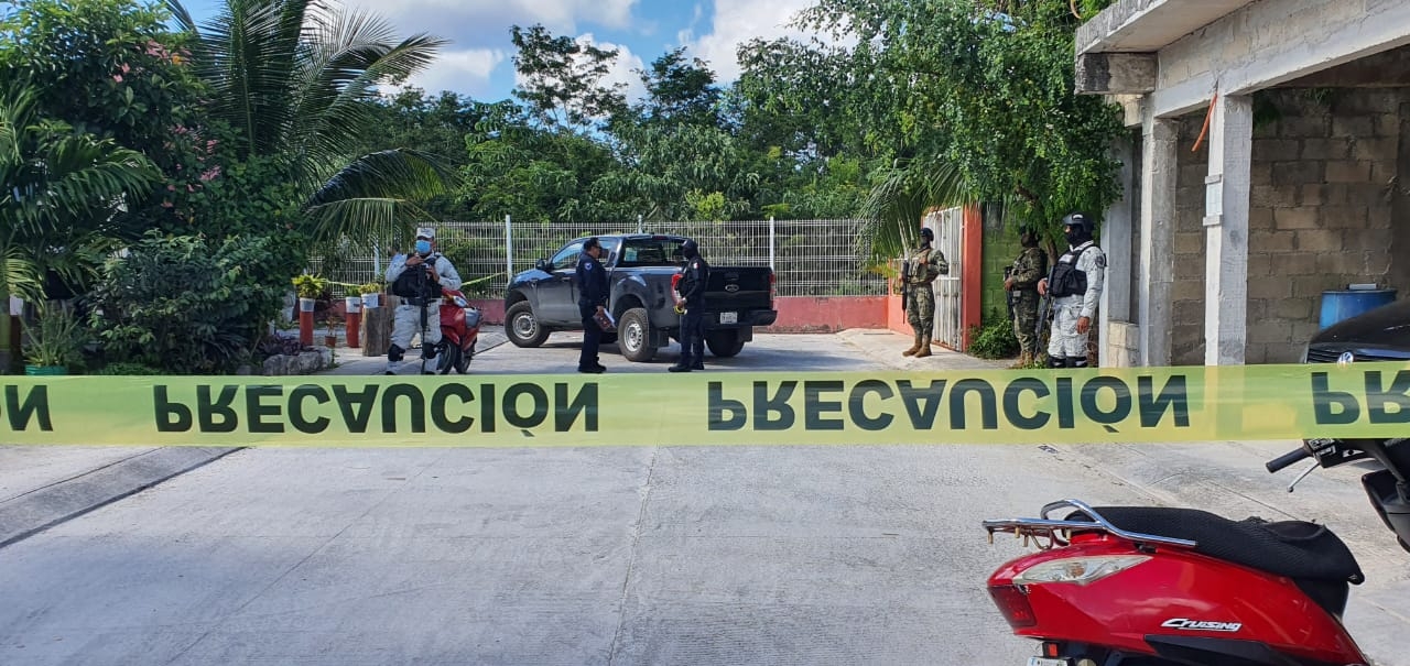 La zonas aledañas a la 'narcocasa' cateada en Cozumel fueron vigiladas por elementos de la Sedena y Guardia Nacional