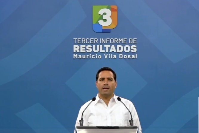 Mauricio Vila envía mensaje con motivo de su Tercer Informe: VIDEO