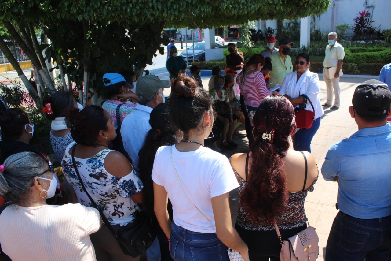 Antorchistas siguen en busca de apoyo del Ayuntamiento de Ciudad del Carmen