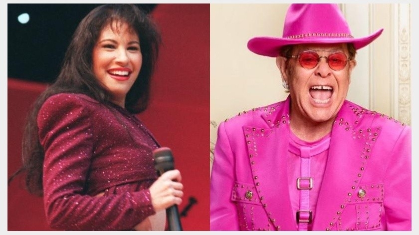 Así fue el homenaje de Elton John a Selena Quintanilla que causó furor en redes