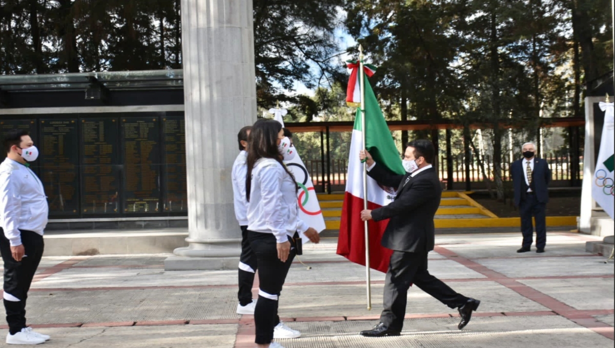 Abanderan a la Delegación Mexicana para participar en los Juegos Olímpicos de Invierno de Beijing